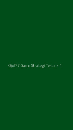 Tampilan Antarmuka Aplikasi Ojol77 Game Strategi Terbaik - 4