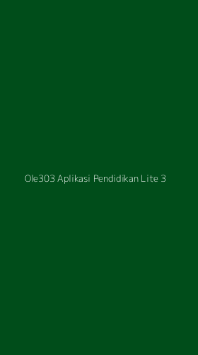 Tampilan Antarmuka Aplikasi Ole303 Aplikasi Pendidikan Lite - 3