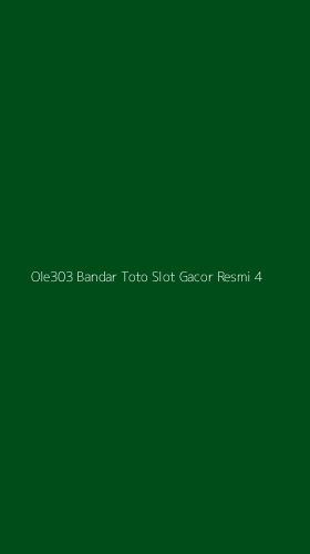 Tampilan Antarmuka Aplikasi Ole303 Bandar Toto Slot Gacor Resmi - 4