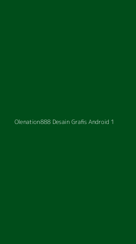 Tampilan Antarmuka Aplikasi Olenation888 Desain Grafis Android - 1