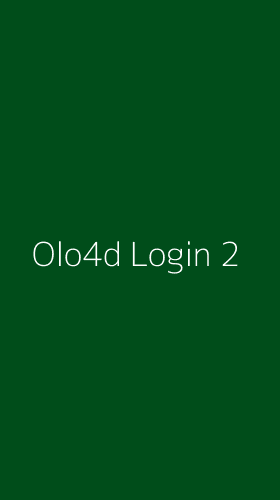 Tampilan Antarmuka Aplikasi Olo4d Login - 2