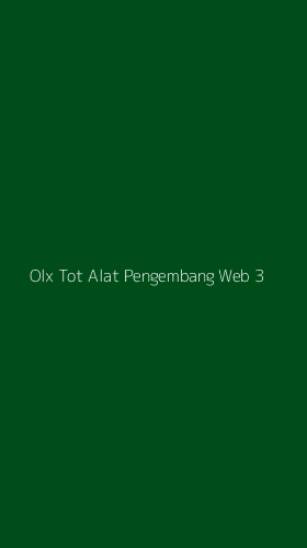 Tampilan Antarmuka Aplikasi Olx Tot Alat Pengembang Web - 3