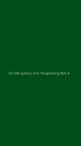 Tampilan Antarmuka Aplikasi Olx188 Aplikasi Alat Pengembang Web - 4
