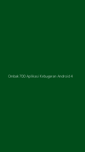 Tampilan Antarmuka Aplikasi Ombak700 Aplikasi Kebugaran Android - 4