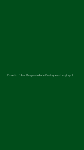 Tampilan Antarmuka Aplikasi Omset4d Situs Dengan Metode Pembayaran Lengkap - 1