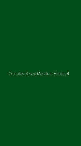 Tampilan Antarmuka Aplikasi Onicplay Resep Masakan Harian - 4