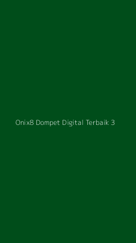Tampilan Antarmuka Aplikasi Onix8 Dompet Digital Terbaik - 3