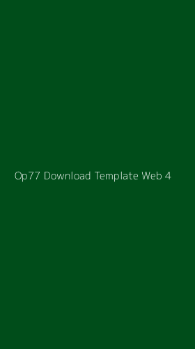 Tampilan Antarmuka Aplikasi Op77 Download Template Web - 4