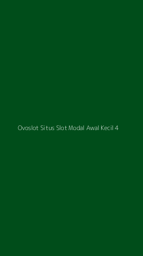 Tampilan Antarmuka Aplikasi Ovoslot Situs Slot Modal Awal Kecil - 4