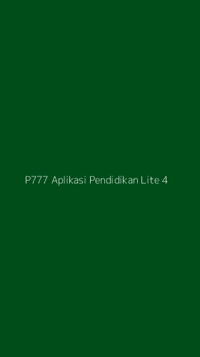 Tampilan Antarmuka Aplikasi P777 Aplikasi Pendidikan Lite - 4