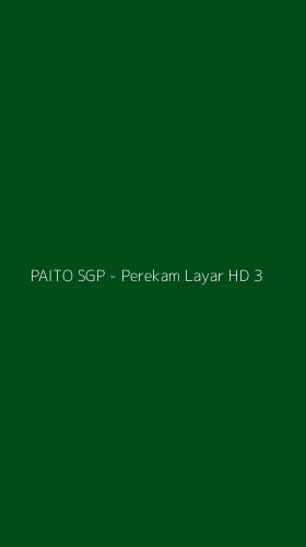 Tampilan Antarmuka Aplikasi PAITO SGP - Perekam Layar HD - 3
