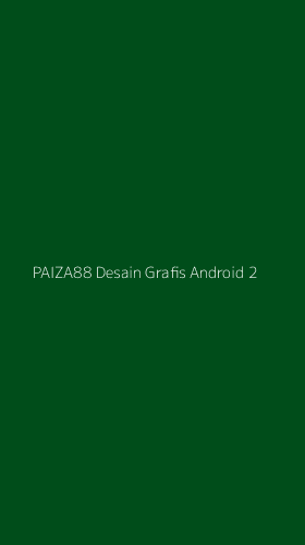 Tampilan Antarmuka Aplikasi Paiza88 Desain Grafis Android - 2