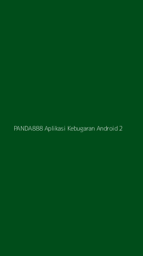 Tampilan Antarmuka Aplikasi Panda888 Aplikasi Kebugaran Android - 2