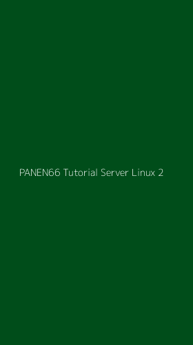 Tampilan Antarmuka Aplikasi Panen66 Tutorial Server Linux - 2
