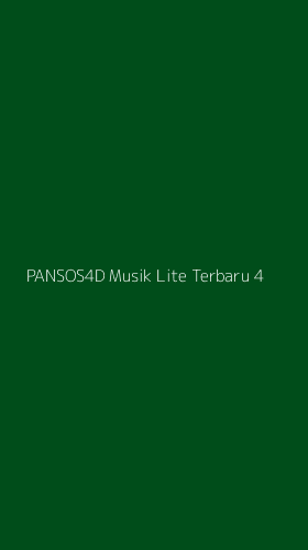 Tampilan Antarmuka Aplikasi Pansos4d Musik Lite Terbaru - 4