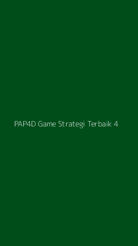 Tampilan Antarmuka Aplikasi Pap4d Game Strategi Terbaik - 4