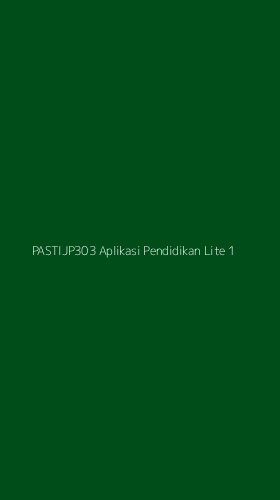 Tampilan Antarmuka Aplikasi Pastijp303 Aplikasi Pendidikan Lite - 1