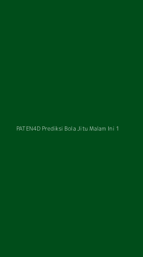 Tampilan Antarmuka Aplikasi Paten4d Prediksi Bola Jitu Malam Ini - 1
