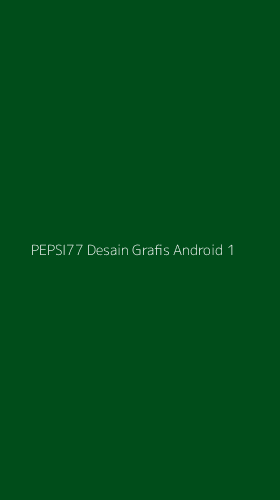 Tampilan Antarmuka Aplikasi Pepsi77 Desain Grafis Android - 1