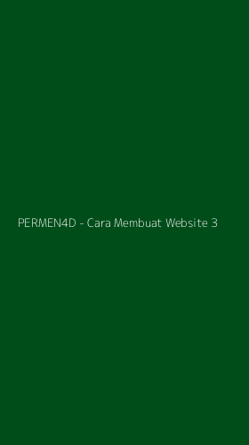 Tampilan Antarmuka Aplikasi PERMEN4D - Cara Membuat Website - 3