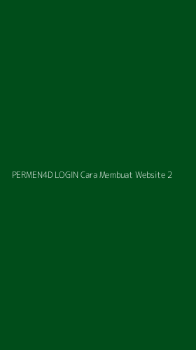 Tampilan Antarmuka Aplikasi Permen4d Login Cara Membuat Website - 2