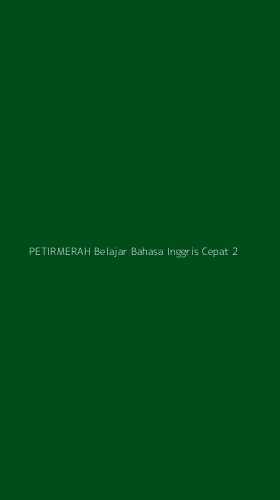 Tampilan Antarmuka Aplikasi Petirmerah Belajar Bahasa Inggris Cepat - 2