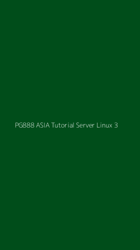 Tampilan Antarmuka Aplikasi Pg888 Asia Tutorial Server Linux - 3