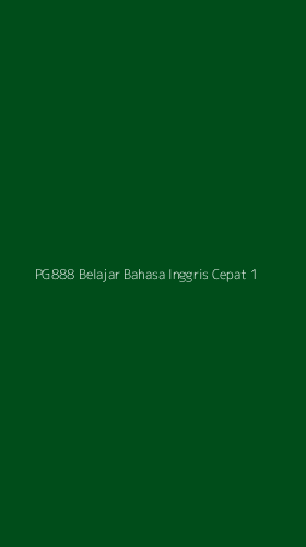 Tampilan Antarmuka Aplikasi Pg888 Belajar Bahasa Inggris Cepat - 1