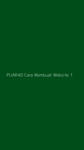 Tampilan Antarmuka Aplikasi Pijar4d Cara Membuat Website - 1