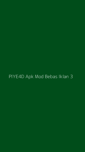 Tampilan Antarmuka Aplikasi Piye4d Apk Mod Bebas Iklan - 3
