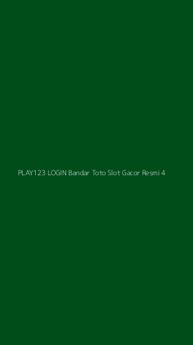 Tampilan Antarmuka Aplikasi Play123 Login Bandar Toto Slot Gacor Resmi - 4