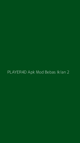 Tampilan Antarmuka Aplikasi Player4d Apk Mod Bebas Iklan - 2