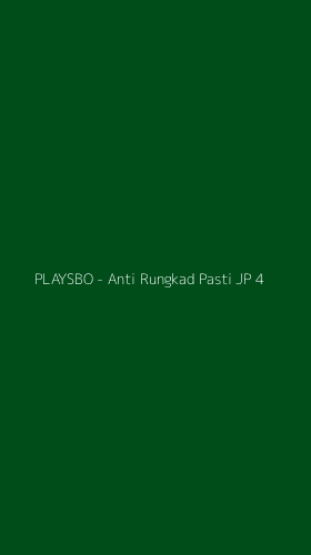 Tampilan Antarmuka Aplikasi PLAYSBO - Anti Rungkad Pasti JP - 4