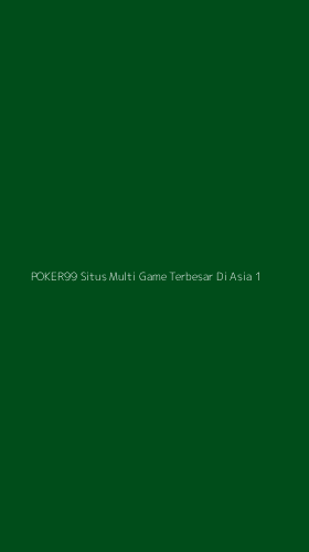 Tampilan Antarmuka Aplikasi Poker99 Situs Multi Game Terbesar Di Asia - 1