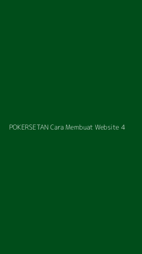 Tampilan Antarmuka Aplikasi Pokersetan Cara Membuat Website - 4