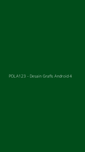 Tampilan Antarmuka Aplikasi POLA123 - Desain Grafis Android - 4