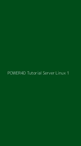 Tampilan Antarmuka Aplikasi Power4d Tutorial Server Linux - 1