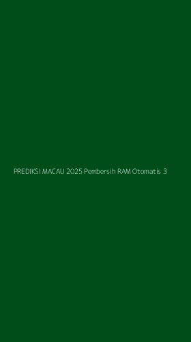 Tampilan Antarmuka Aplikasi Prediksi Macau 2025 Pembersih Ram Otomatis - 3