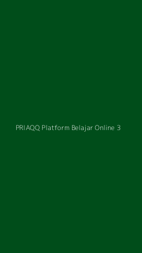 Tampilan Antarmuka Aplikasi Priaqq Platform Belajar Online - 3