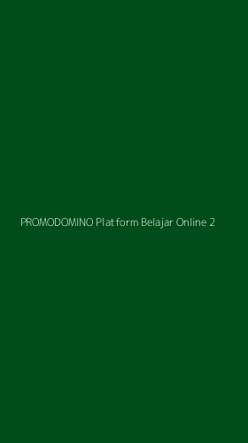 Tampilan Antarmuka Aplikasi Promodomino Platform Belajar Online - 2