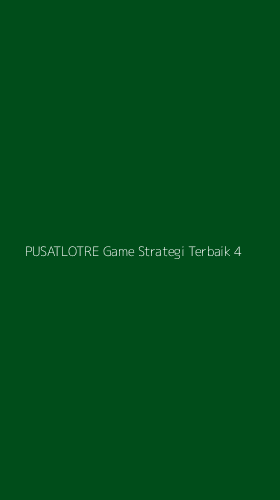 Tampilan Antarmuka Aplikasi Pusatlotre Game Strategi Terbaik - 4