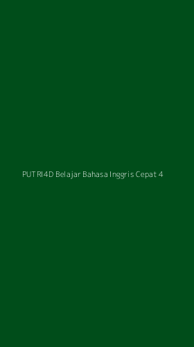 Tampilan Antarmuka Aplikasi Putri4d Belajar Bahasa Inggris Cepat - 4