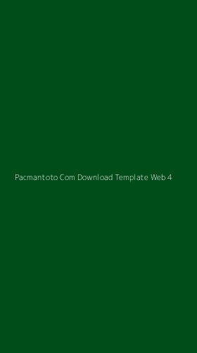 Tampilan Antarmuka Aplikasi Pacmantoto Com Download Template Web - 4