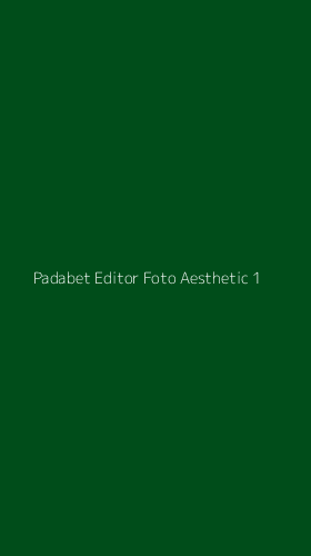 Tampilan Antarmuka Aplikasi Padabet Editor Foto Aesthetic - 1
