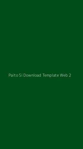 Tampilan Antarmuka Aplikasi Paito Si Download Template Web - 2