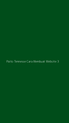 Tampilan Antarmuka Aplikasi Paito Tennesse Cara Membuat Website - 3