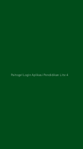 Tampilan Antarmuka Aplikasi Paitogel Login Aplikasi Pendidikan Lite - 4