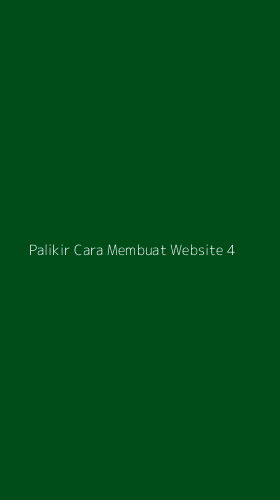 Tampilan Antarmuka Aplikasi Palikir Cara Membuat Website - 4