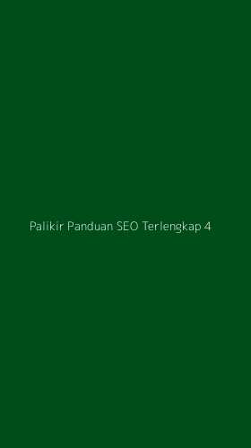 Tampilan Antarmuka Aplikasi Palikir Panduan Seo Terlengkap - 4