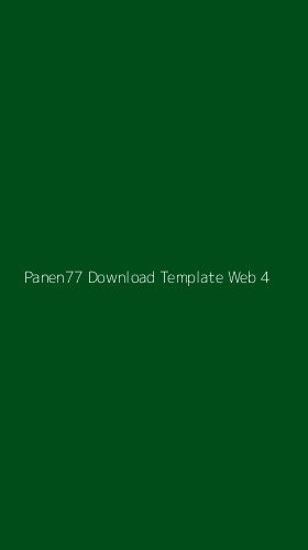 Tampilan Antarmuka Aplikasi Panen77 Download Template Web - 4